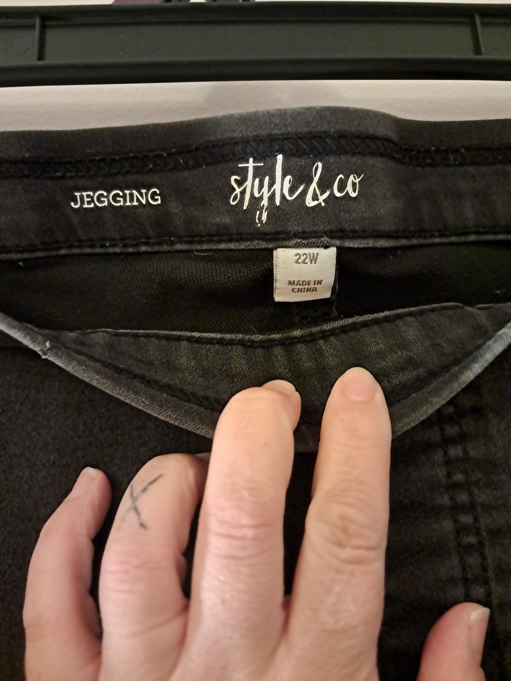 Style & Co. Women's Black Skinny Jeggings